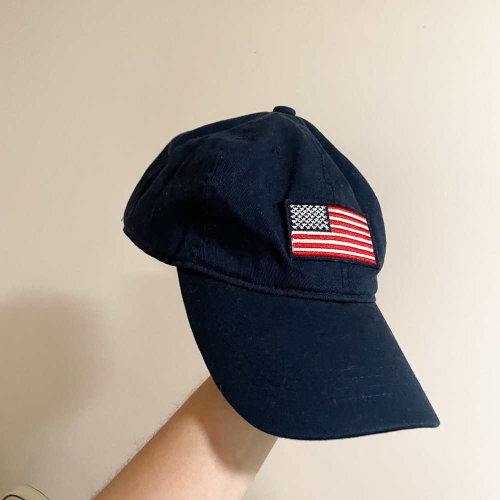 Navy American Flag Baseball Cap